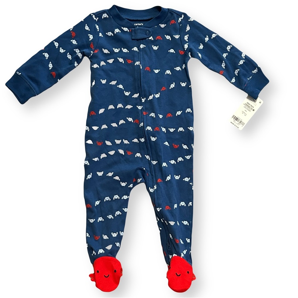 NWT 9 months /CARTER’S Sleeper Pajamas & Lauren Conrad Two-piece outfit bundle - Picture 2 of 6